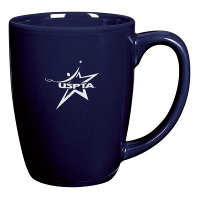 USPTA Mugs blue w/ white logo