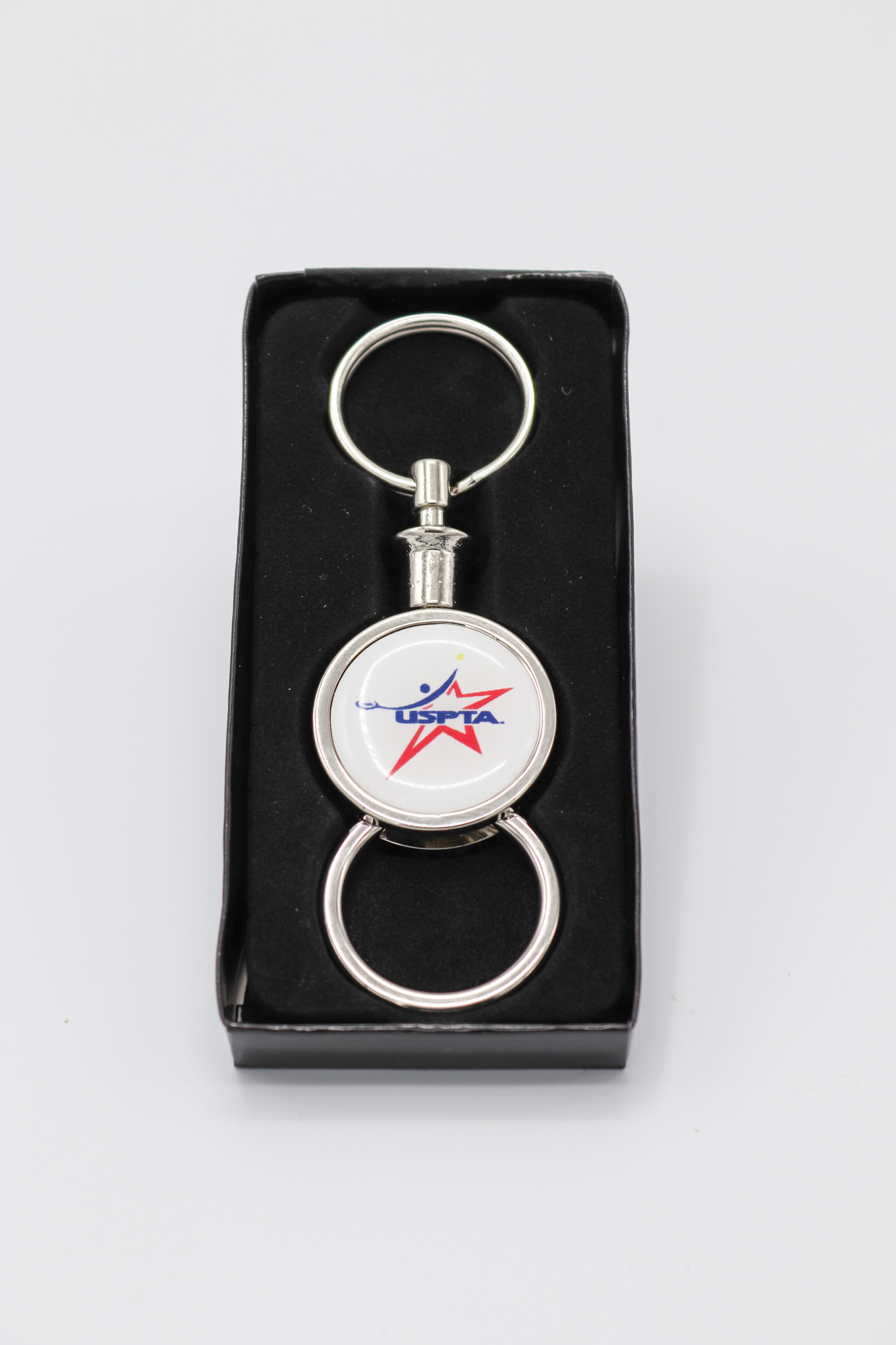 USPTA Logo Keychain-Pull-Apart/Pull-N-Twist